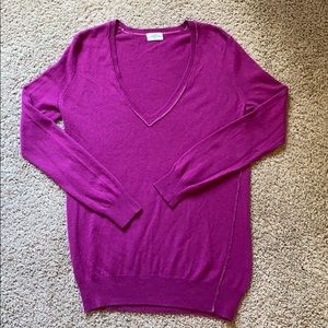 Madewell Wallace Fuschia Ex-boyfriend Sweater
